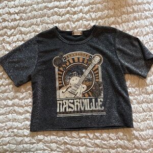 Altar’d State Nashville crop Tee. Size SMALL!